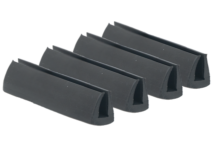 Here you can see a set of four rubber profiles for a PUSHrack.