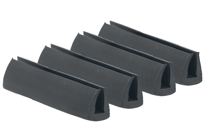 Here you can see a set of four rubber profiles for a PUSHrack.