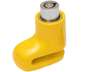 This image shows a security lock for the PUSHrack that protects your bikes from theft.