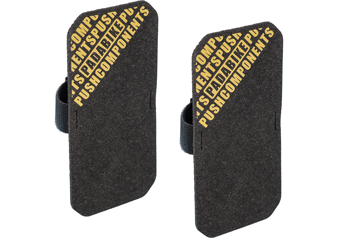 This image shows you the product PADABIKE, which protects your bike from scratches and abrasion.