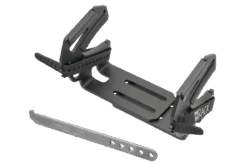 PUSHrack Spezial-Lenkerhalter mit breiter Aufnahme, Sperrriegel und Werkzeug – geeignet für E-Bikes mit breitem Display und Downhillbikes